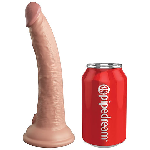 King Cock Elite 7" Remote-Controlled Vibrating Silicone