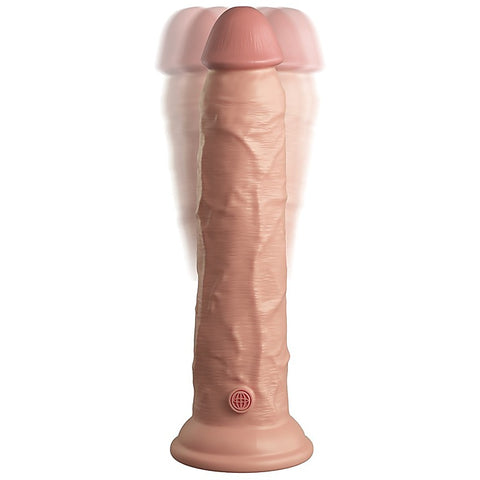 King Cock Elite Remote Vibrating Dual Density Silicone Cock