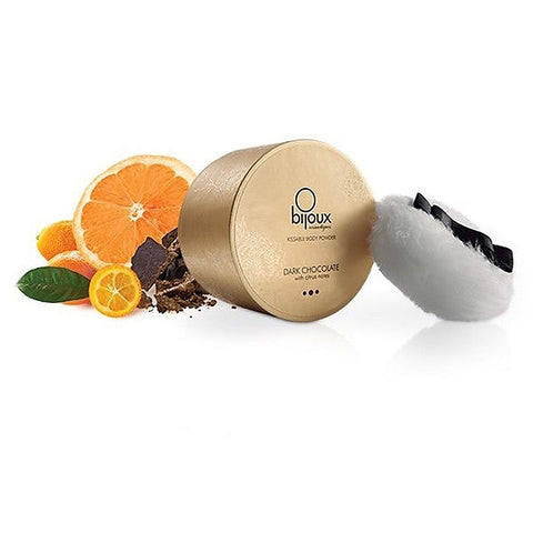 Decadent Dark Chocolate Body Powder by Bijoux Indiscrets