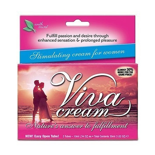 Viva Cream 10ml 3 Pack by Swiss Navy Lubricants