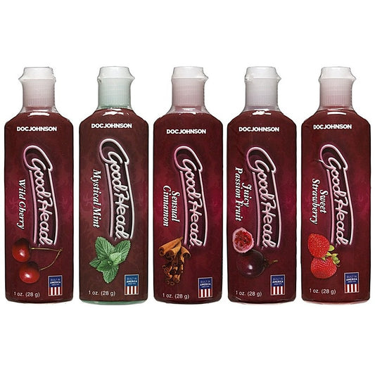 Good Head Oral Delight Adult Lubricant 5 Pack by Doc Johnson