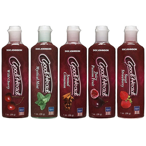 Good Head Oral Delight Adult Lubricant 5 Pack by Doc Johnson