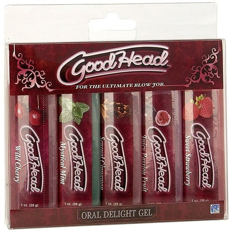 Good Head Oral Delight Adult Lubricant 5 Pack by Doc Johnson