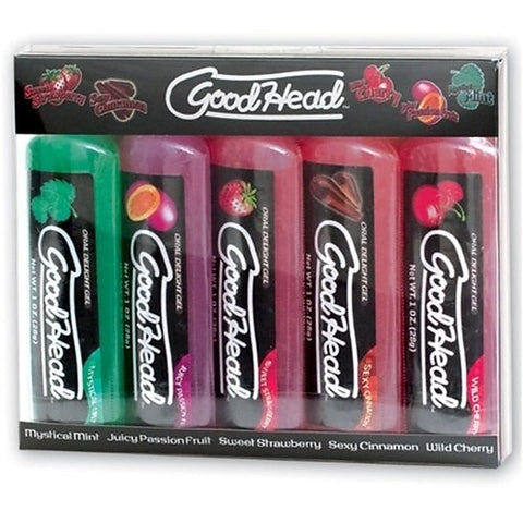 Good Head Oral Delight Adult Lubricant 5 Pack by Doc Johnson