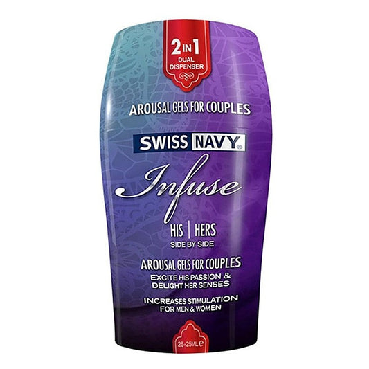 Swiss Navy Infuse 2-In-1 Couple Arousal Gels