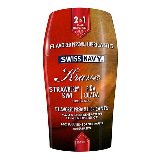 Swiss Navy Krave 2-In-1 Flavored Personal Lubricant