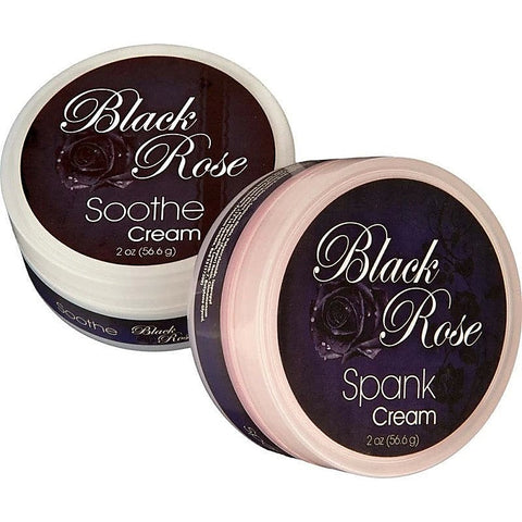 Black Rose Spank and Soothe Erotic Creams by Doc Johnson
