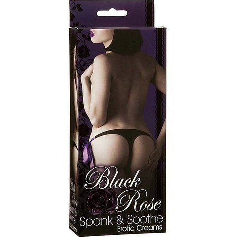 Black Rose Spank and Soothe Erotic Creams by Doc Johnson
