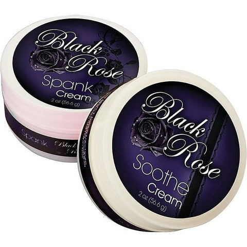 Black Rose Spank and Soothe Erotic Creams by Doc Johnson