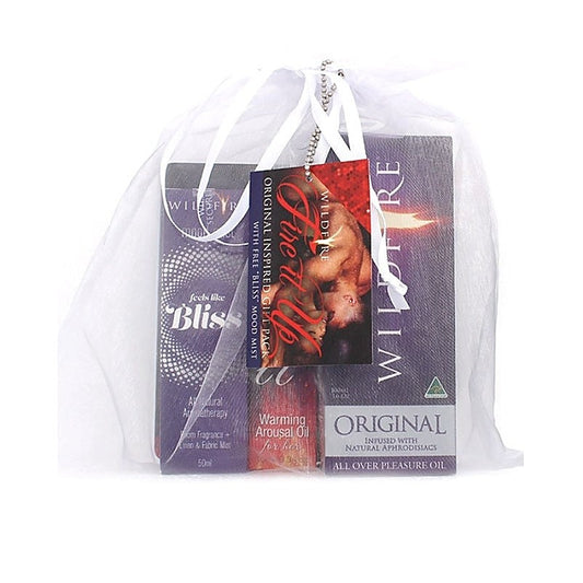 Fire it Up Original Massage Oils Gift Pack by Wildfire