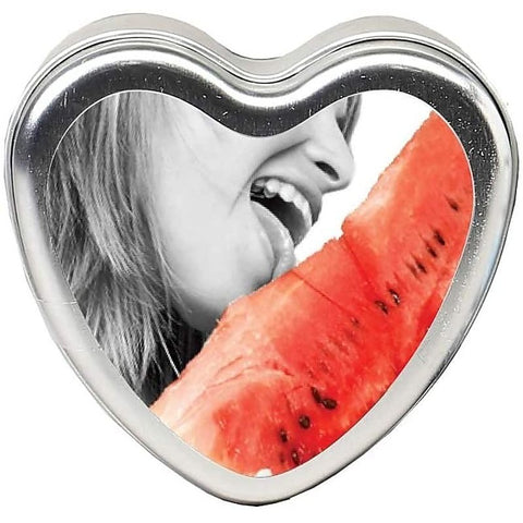 Edible Heart Massage Candle 4 oz by Earthly Body