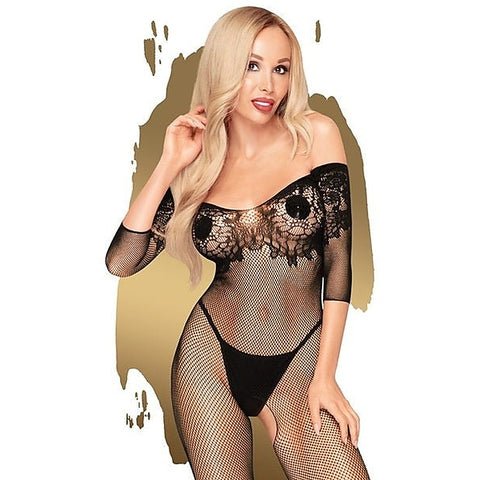Captivating Net and Lace Bodystocking by Penthouse Lingerie