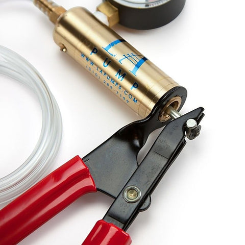 Vacuum Hand Pump With PSI Meter by LA Pumps