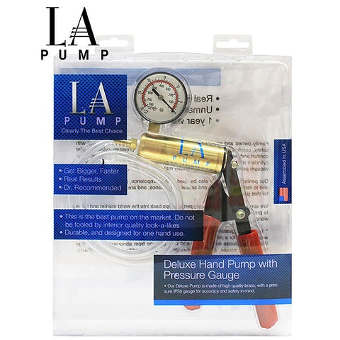 Vacuum Hand Pump With PSI Meter by LA Pumps