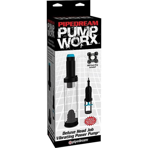 Pump Worx Deluxe Head Job Vibrating Penis Pump