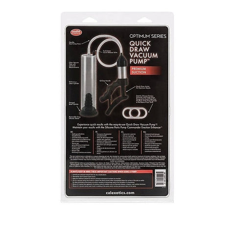 Quick Draw Vacuum Penis Pump by California Exotics