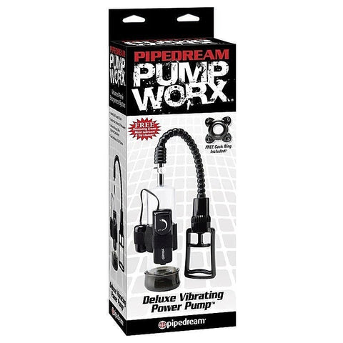 Pump Worx Deluxe Vibrating Power Penis Pump