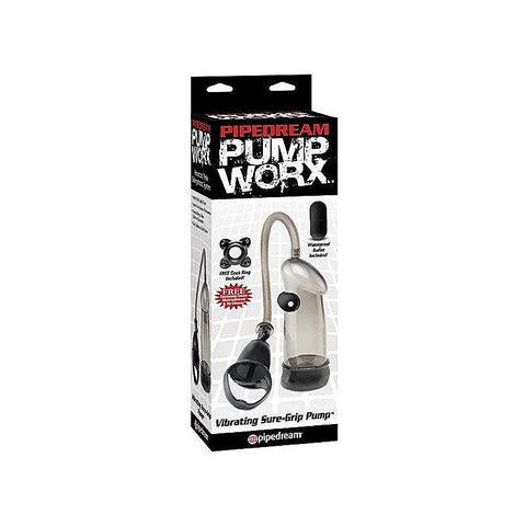 Pump Worx Vibrating Sure-Grip Penis Enlargement Pump