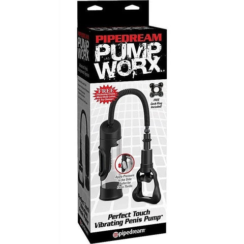 Pump Worx Perfect Touch Vibrating Penis Pump