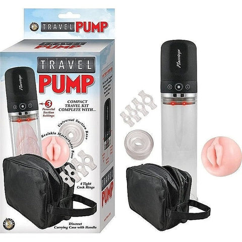 Travel Pump Kit Clear Genital Enlarger by Nasstoys