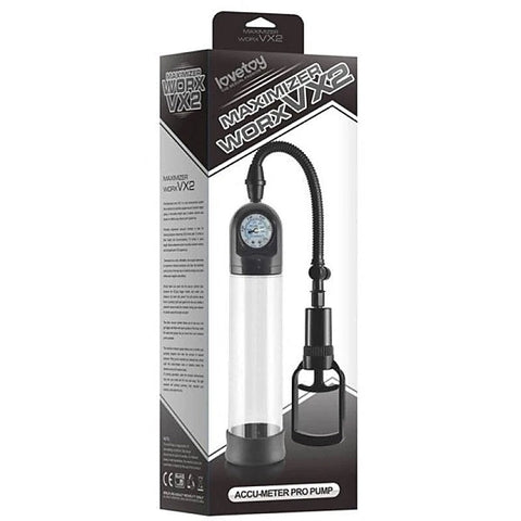 Maximizer Worx VX2 Accu-Meter Pro Pump with Silicone Sleeve