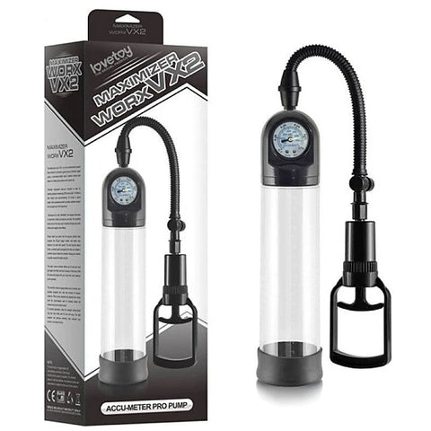 Maximizer Worx VX2 Accu-Meter Pro Pump with Silicone Sleeve