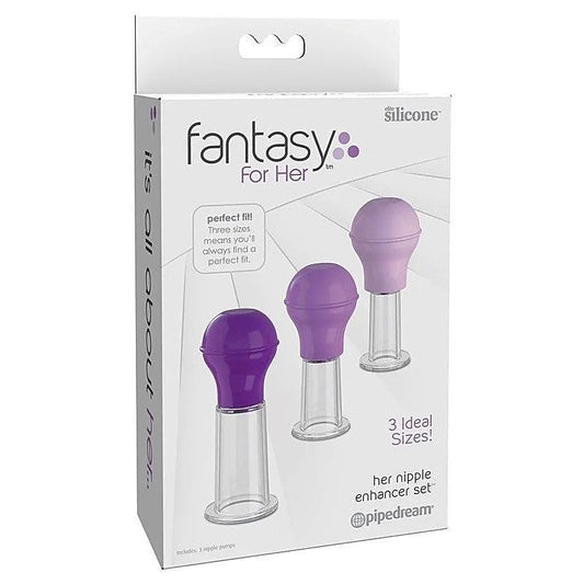 Fantasy For Her Women's Nipple Enhancer Set by Pipedream