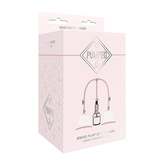 Pumped Breast Pump Set Rose by Shots Toys