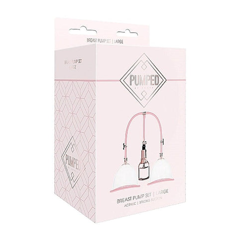 Pumped Breast Pump Set Rose by Shots Toys