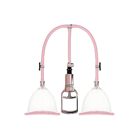 Pumped Breast Pump Set Rose by Shots Toys
