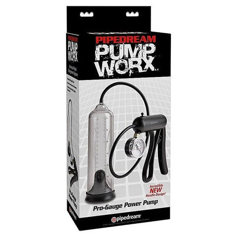 Pump Worx Pro-Gauge Power Penis Pump by Pipedream