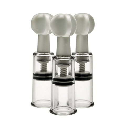 Max Twist Clit and Nipple Triple Sucker Set by XR Brands