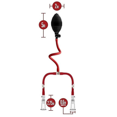 Temptasia Nipple Squeeze Pump System by Blush Novelties