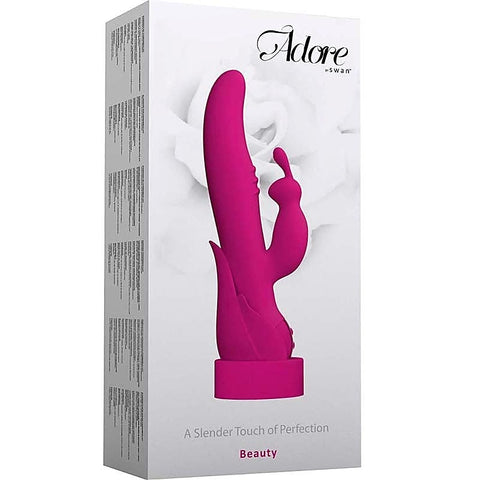 Swan Adore Beauty Dual Stimulation Vibrator by BMS Factory