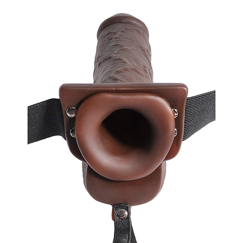 Fetish Fantasy 9 Inch Hollow Squirting Strap-On