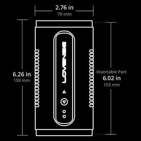 Calor Bluetooth Control Male Masturbator by Lovense