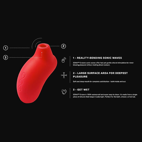 Sona Cruise Sonic Clitoral Massager by Lelo