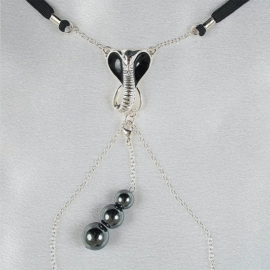G-string Jewel Sacred Cobra Pleasure by Sylvie Monthule