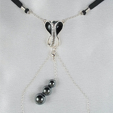 G-string Jewel Sacred Cobra Pleasure by Sylvie Monthule