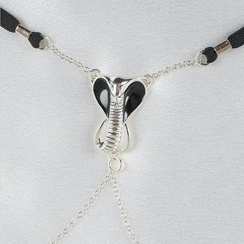 G-string Jewel Sacred Cobra Pleasure by Sylvie Monthule