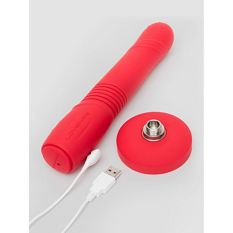 Gravity App Control Vibrating And Thrusting Dildo By Lovense