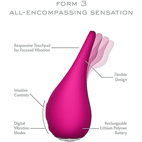 Form 3 Waterproof Rechargeable Vibrator by JimmyJane