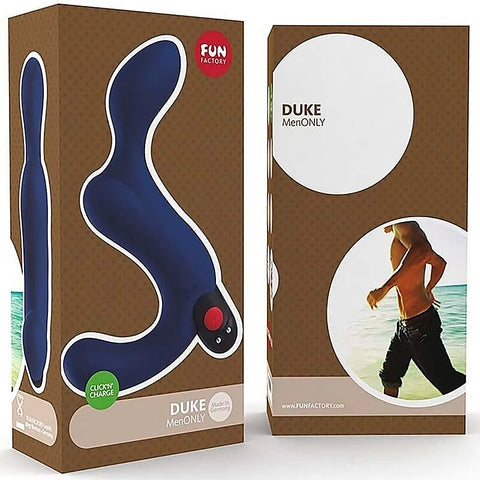 Duke MenOnly Prostate Massager Black by Fun Factory