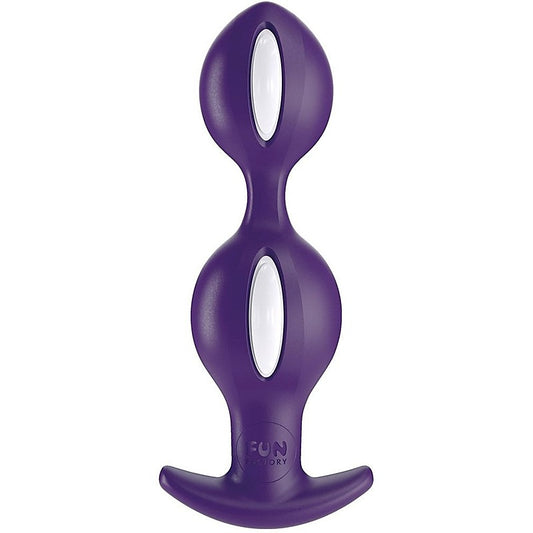 B Balls Purple/White by Fun Factory