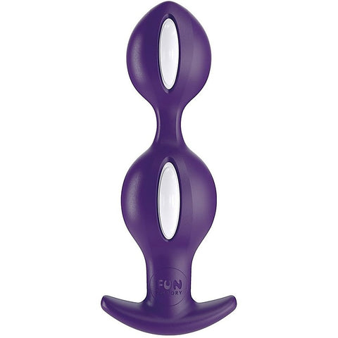B Balls Purple/White by Fun Factory
