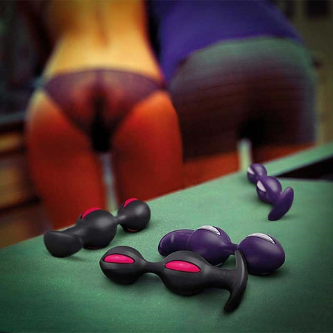B Balls Black/Red by Fun Factory