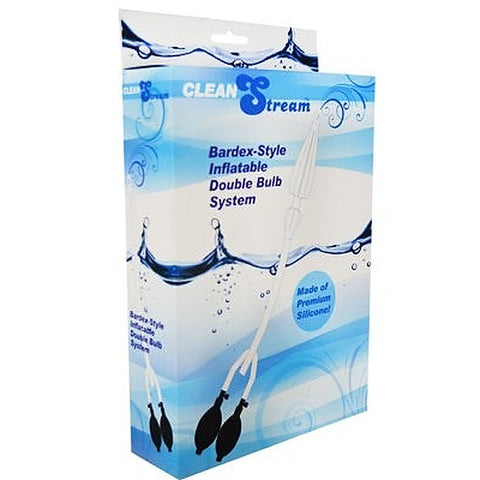 CleanStream Silicone Double Bulb Nozzle by XR Brands