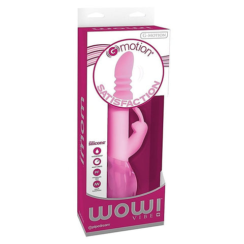 WOW! G-Motion Triple Action Rabbit Vibrator by Pipedream