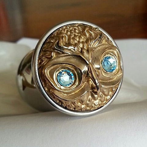 Owl Bronze Medium Plug by Rosebuds Jewelry