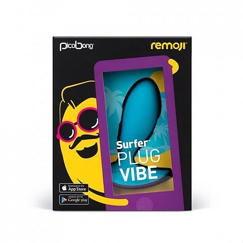PicoBong Remoji SURFER Vibrating Butt Plug by Lelo